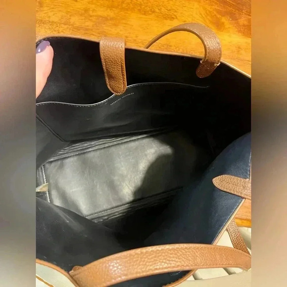 Rebecca Minkoff Megan Brown Leather Tote Rocher - Picture 4 of 14